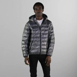 Members Only Sport Zip Front Puffer Jacket Size M
